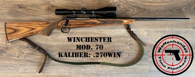 Repetierbüchse WINCHESTER Mod. 70 im Kaliber .270Win mit ZF Schmidt & Bender 8x56