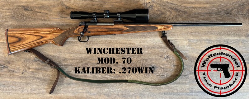 Repetierbüchse WINCHESTER Mod. 70 im Kaliber .270Win mit ZF Schmidt & Bender 8x56