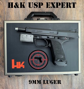 HK halbautomatische Pistole Heckler & Koch Mod. USP Expert in 9mm Luger mit Laufgewicht