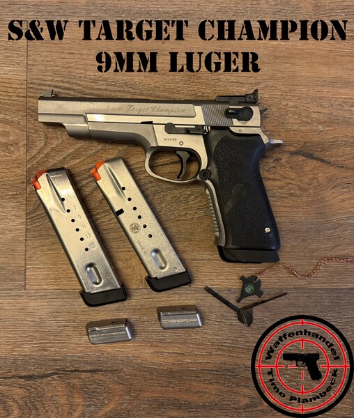 Pistole Smith & Wesson Mod. Target Champion im Kaliber 9mm Luger