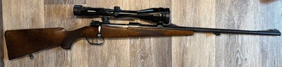 Repetierbüchse Mauser 98er-System im Kaliber 6,5x57 mit ZF Schmidt & Bender 8x57