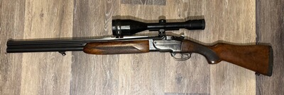 BBF Bockbüchsflinte BRÜNNER Mod. ZH 104 in den Kalibern 12/70 & 7x57R mit ZF