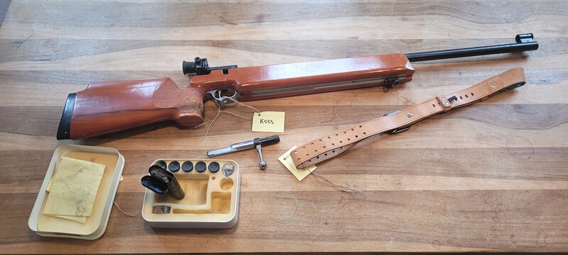 Sportwaffen Suhl M150 KK Gewehr .22lr + Diopter und Zubehör (K029)