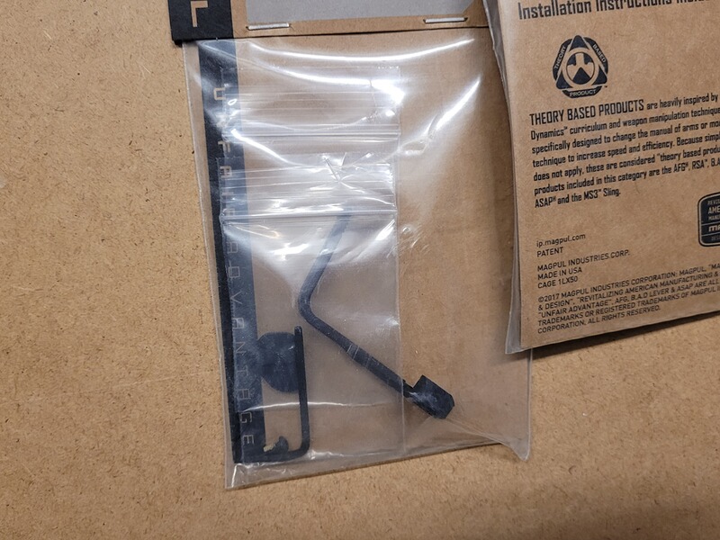 MAGPUL B.A.D. Lever, modifizierung für Verschlussfanghebel