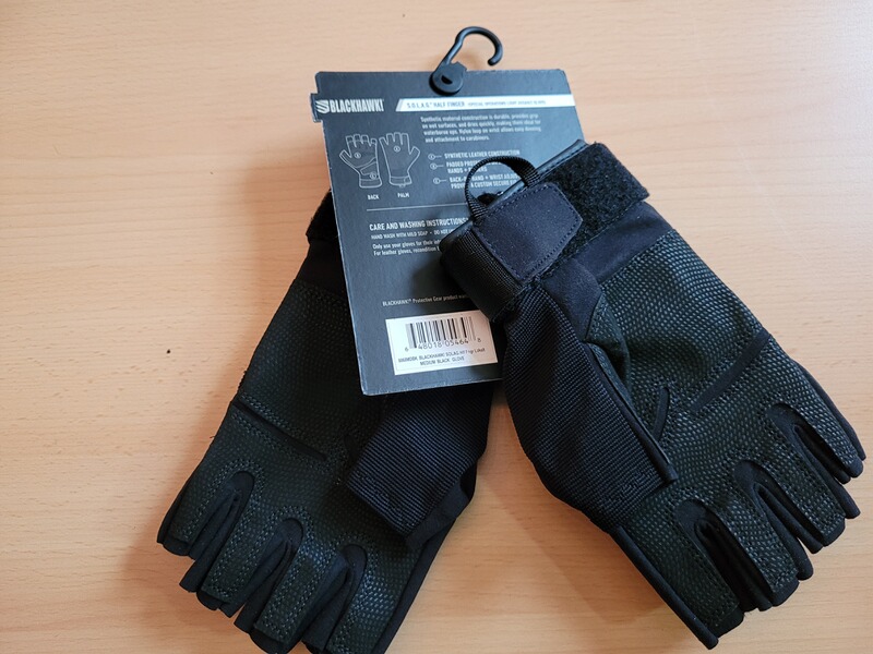 025 Blackhawk - Handschuhe S.O.L.A.G. HD Halbfinger Special Operations Light Assault Glove - Größe