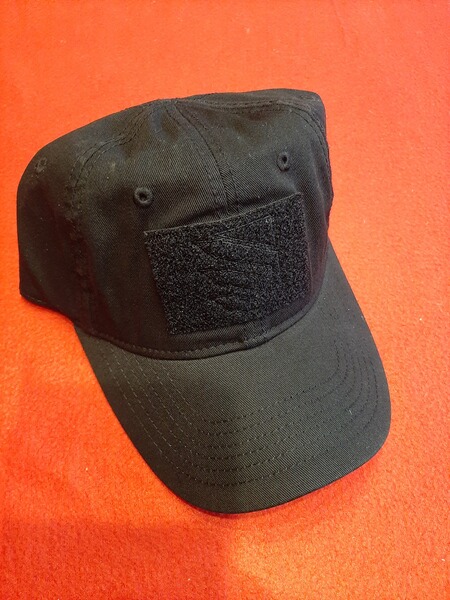 018 Blackhawk Base Cap, Schwarz mit Klett
