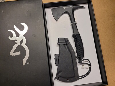 Browning Black Label Shock'n Awe Tomahawk (schwarz) Taktische Axt Beil Tactical Axe