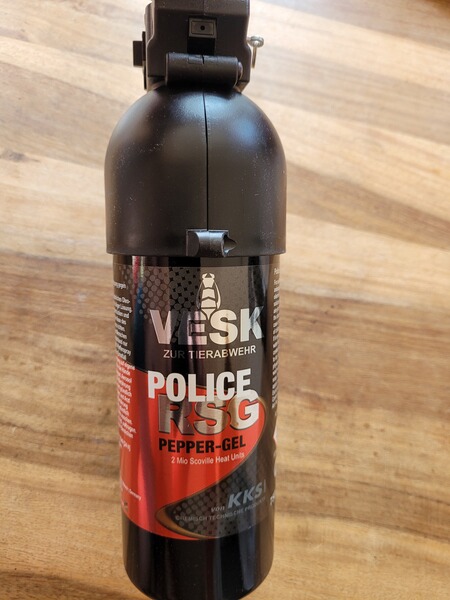 VESK RSG - POLICE 750ml GEL - VESK RSG - POLICE Pfefferspray 750 ml Gel