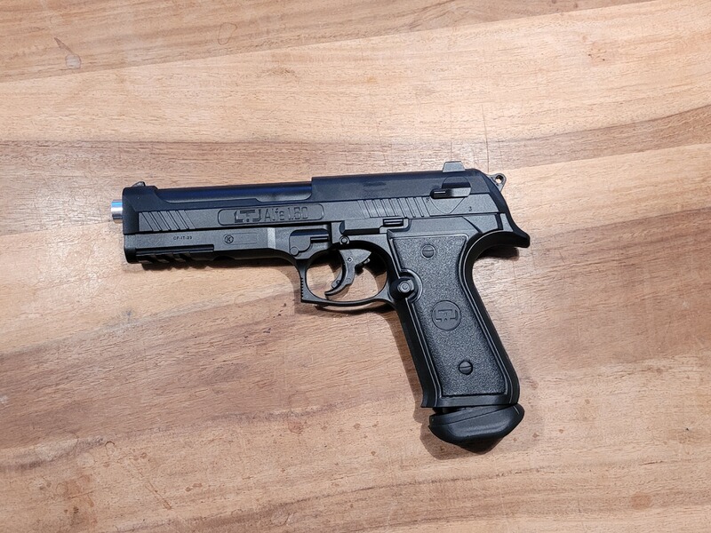 LTL Alfa 1.50 Co2-Pistole cal .50 - Defense Training + ein Packung Gummikugel + 1 Packung CO2