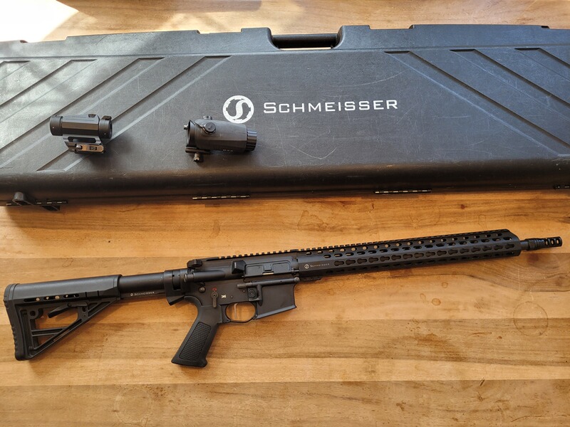 Schmeisser M5FL im Kaliber .223 Rem Tiggertech einstellbar + Falke Optike AR15