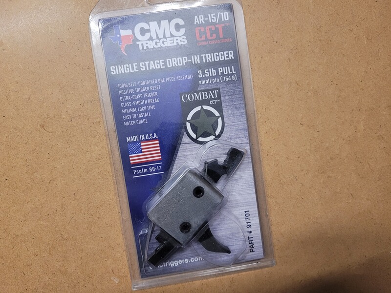 CMC Trigger AR15 / AR 10 Single Stage Trigger 3,5lbs (small pin)
