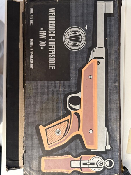 Weihrauch HW 70 – Luftpistole – f Kennzeichen