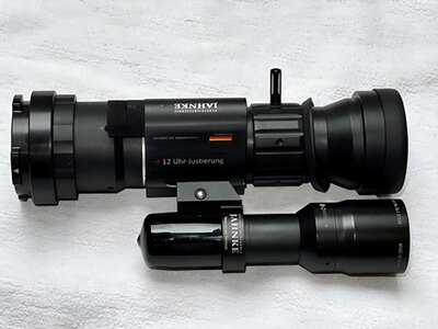 Jahnke DJ-8 NSV 1x48 Nachtsichtvorsatzgerät inkl. Infrarotaufheller und Rusan Adapter