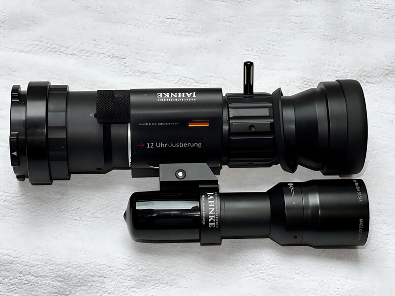 Jahnke DJ-8 NSV 1x48 Nachtsichtvorsatzgerät inkl. Infrarotaufheller und Rusan Adapter