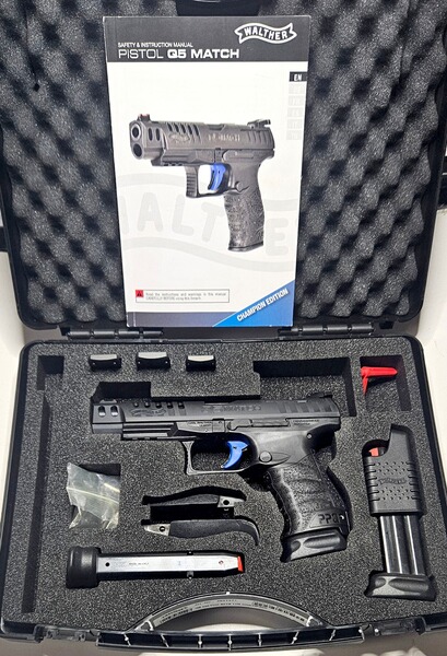 Pistole Walther Q5 Match Champion 5" OR Kal. 9mm Luger/Para