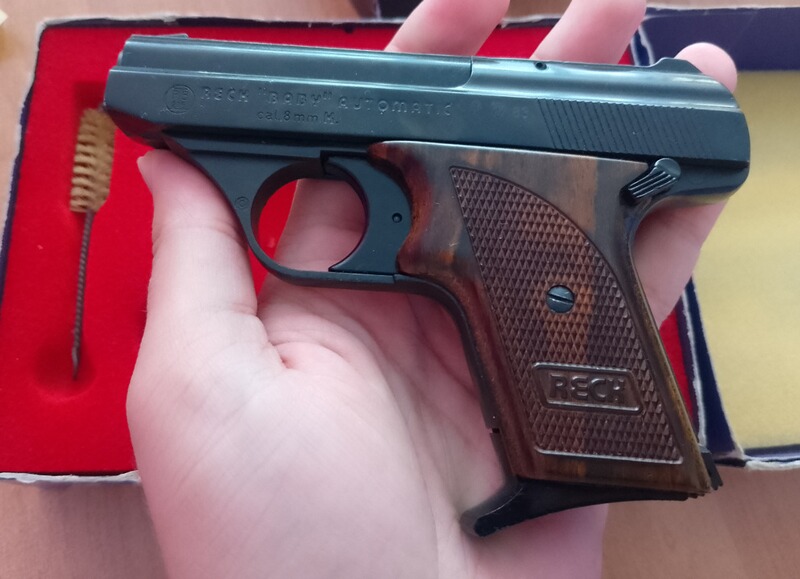 Reck Baby 8 mm Knall im PTB 215 mit Zubehör in der OVP!