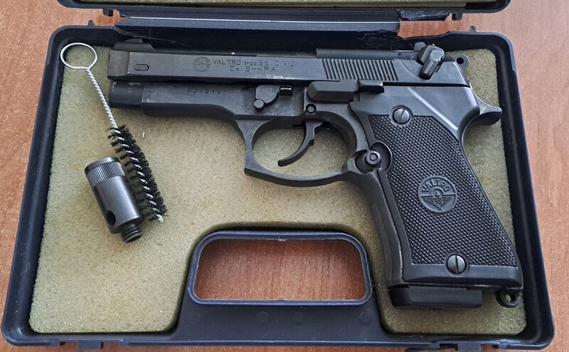 Valtro Mod.98 Civil Kal. 9 mm Knall im PTB 518 mit Zubehör!