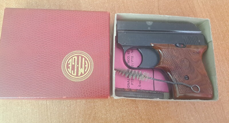 EM-GE Mod. 63 Kal. 6 mm Flobert/ PTB 6 mit Ersatzmagazin in OVP!