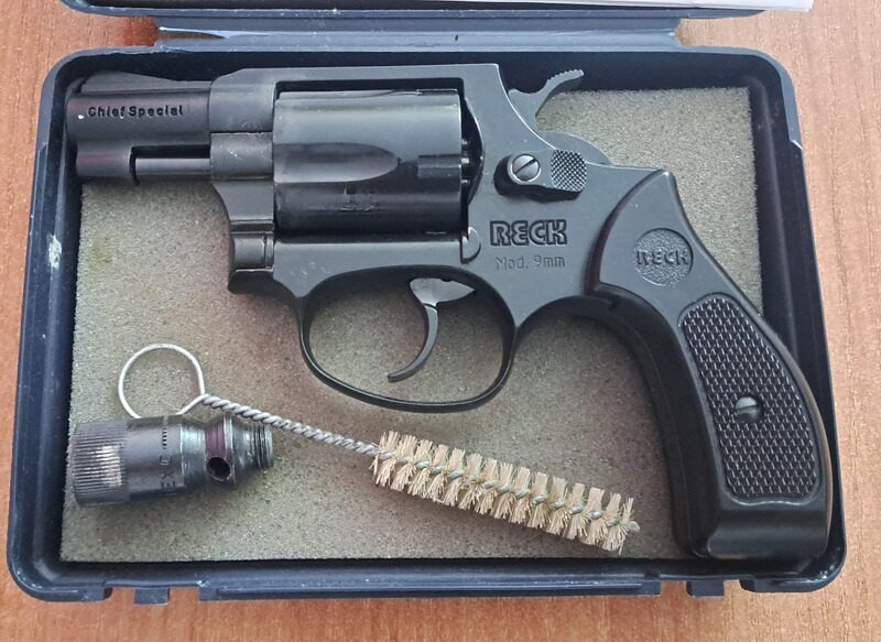 Seltener Reck Chief Special im Kaliber 9 mm R. Knall