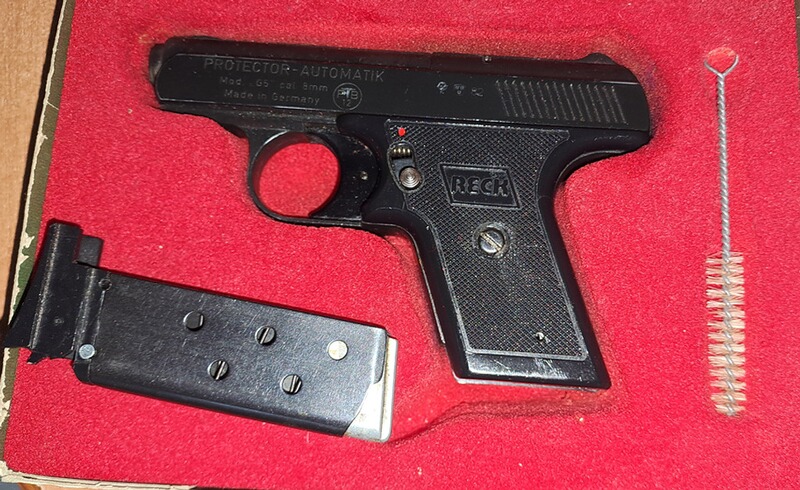 Reck Protector G5 im Kal. 8 mm Knall/ Erstes PTB 12 mit Verpackung!