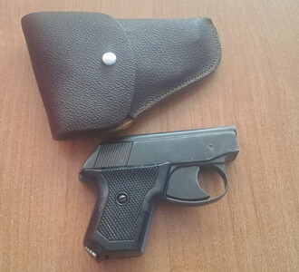 Seltene Mayer & Söhne Mod G im Kaliber 6 mm Knall/ PTB 165