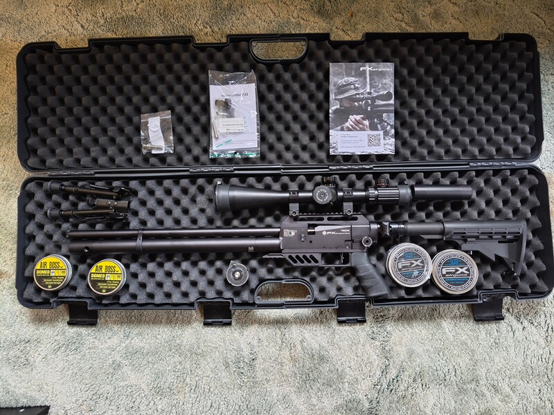 FX Dreamline Tactical mit Klappschaft Kaliber 7,62 - Komplettausstattung mit 300 bar Kompressor