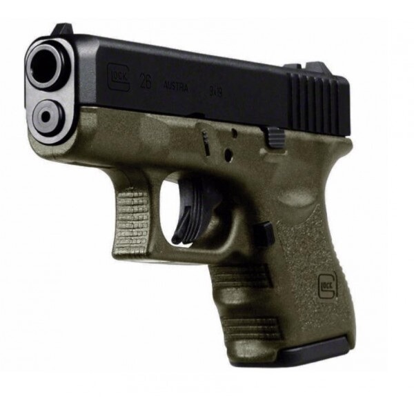 GLOCK 26 Gen3 Pistole Previous 9x19 mm Subcompact Oliv OD Green