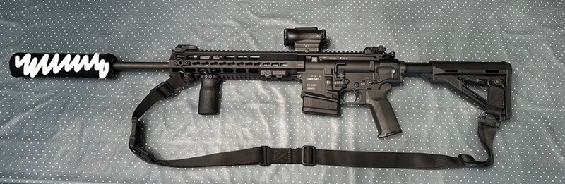 Haenel CR308, Holosun HE530G-GR und jede Menge Magpul Zubehör