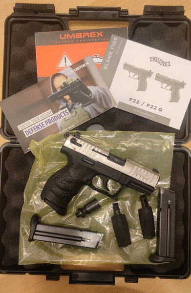 Walther P22Q Nickel nagelneu 9 mm Pak