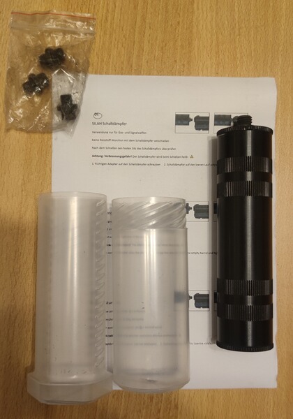 Silah Schalldämpfer schwarz