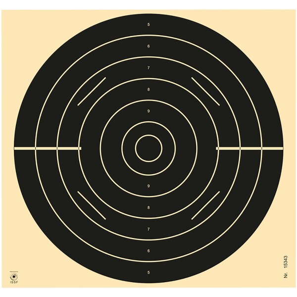 Scheibe Schnellfeuer 25m 55X52cm 250 St
