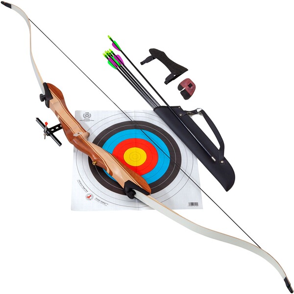 Sportbogen-Set Herren Rechtshänder 68*, 34lbs