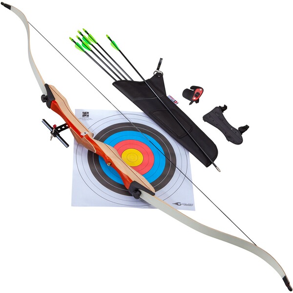 Sportbogen-Set Damen Rechtshänder 66*, 24lbs