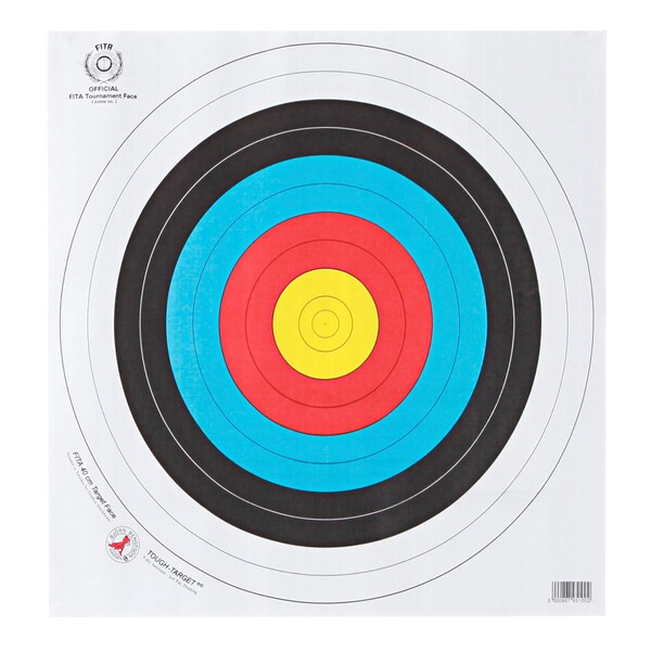 Fita-Bogenscheibe 40cm, 10er-Pack+4Nägel