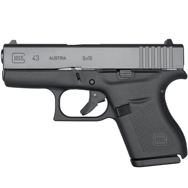 Pist. Glock 43, ADJ, brün., 9mm Para