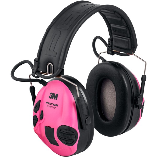 Gehörschutz 3M Peltor SportTac,elek,pink
