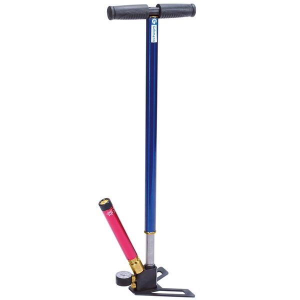 Preßluftpumpe mit Manometer