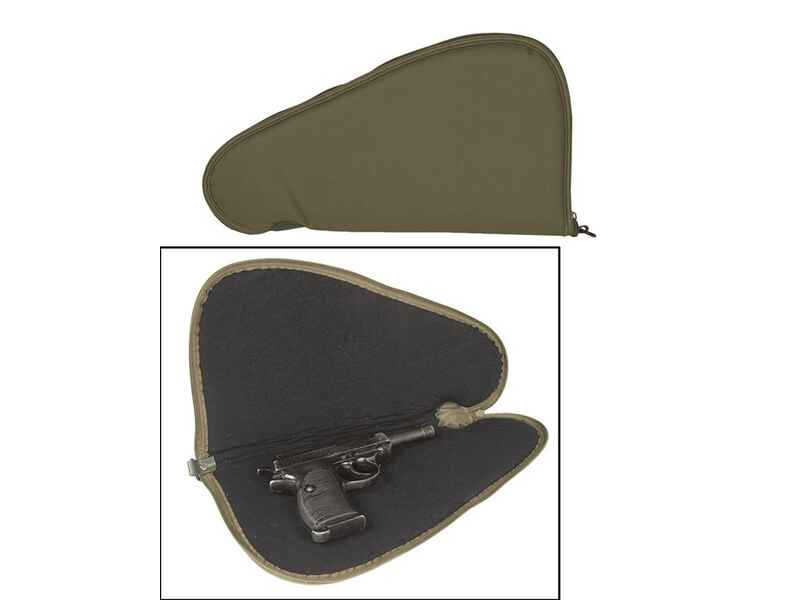 Pistolentasche Oliv SMALL (30cm)- gefüttert + abschließbar - Pistol Case  Futteral Waffentasche - Futterale & Koffer - Zubehör 