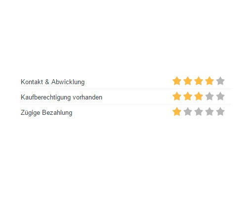  Screenshot der Bewertungskriterien