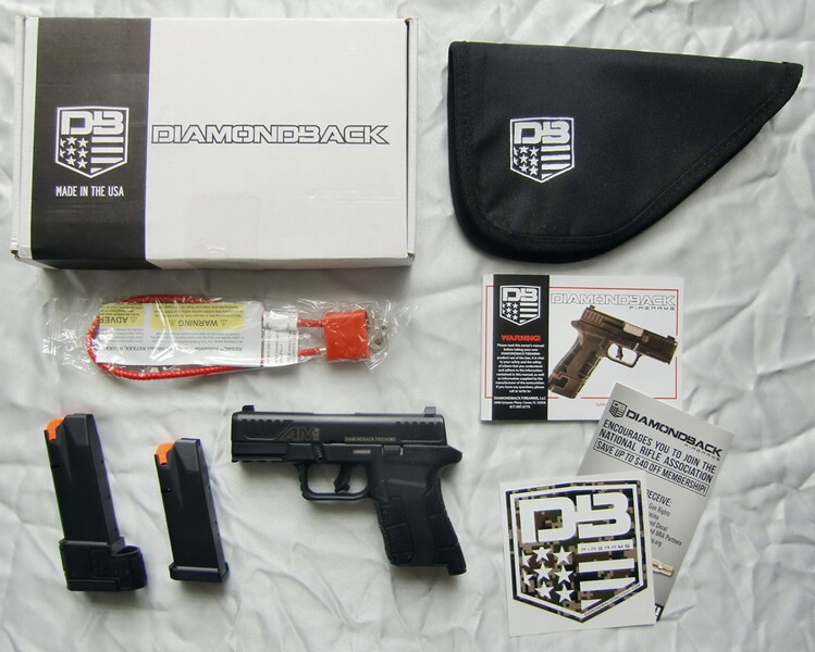 Halbautom Pistole Diamondback Mod Am2 Kal 9mm Luger Kompakt Leicht Neuwaffe Mit Zubehor Pistolen Waffen Auctronia De