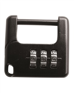 schwarz Tragbar für Laptop-Tasche Koffer Zinklegierung Code-Schloss Passwort-Schloss